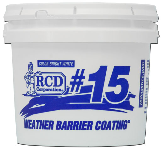 RCD #15 Weather Barrier Coating 1 gallon pail