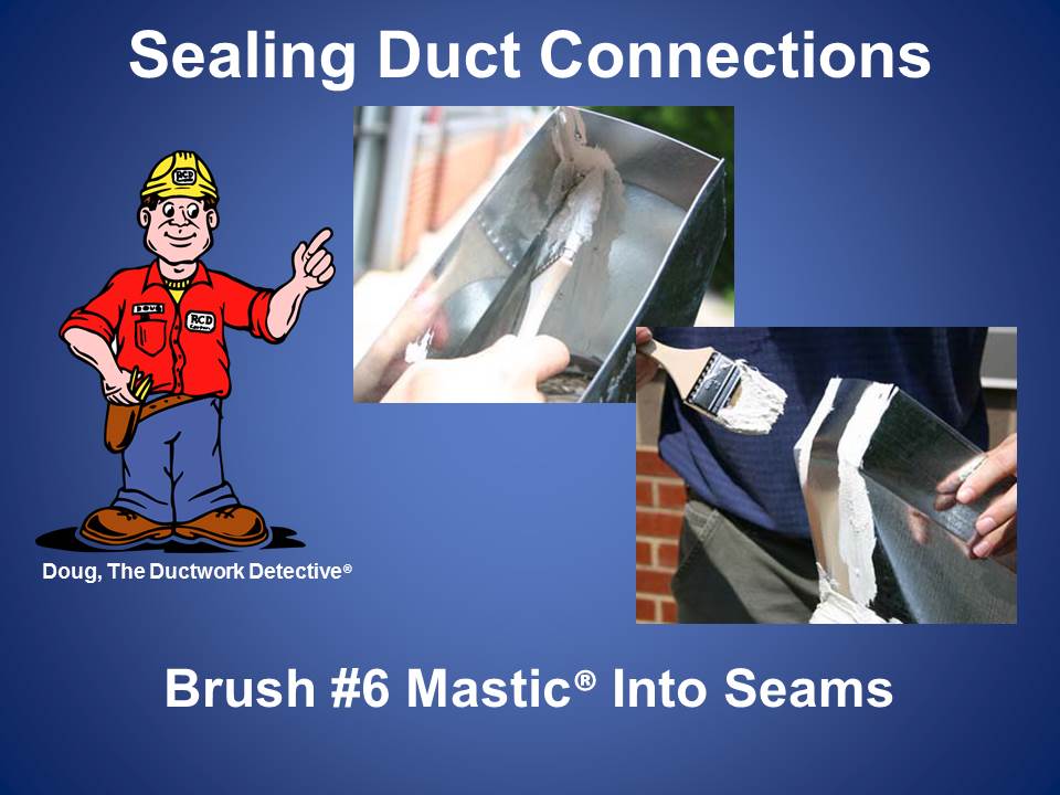 #6 Mastic How to Seal Air Ducts