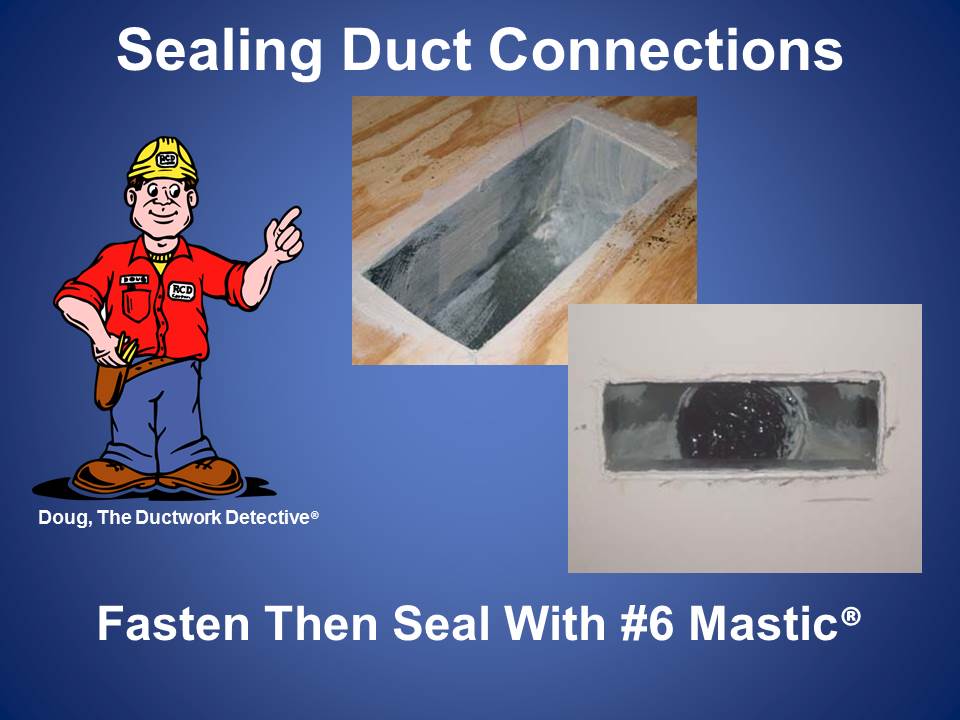 #6 Mastic Sealing Floor Register