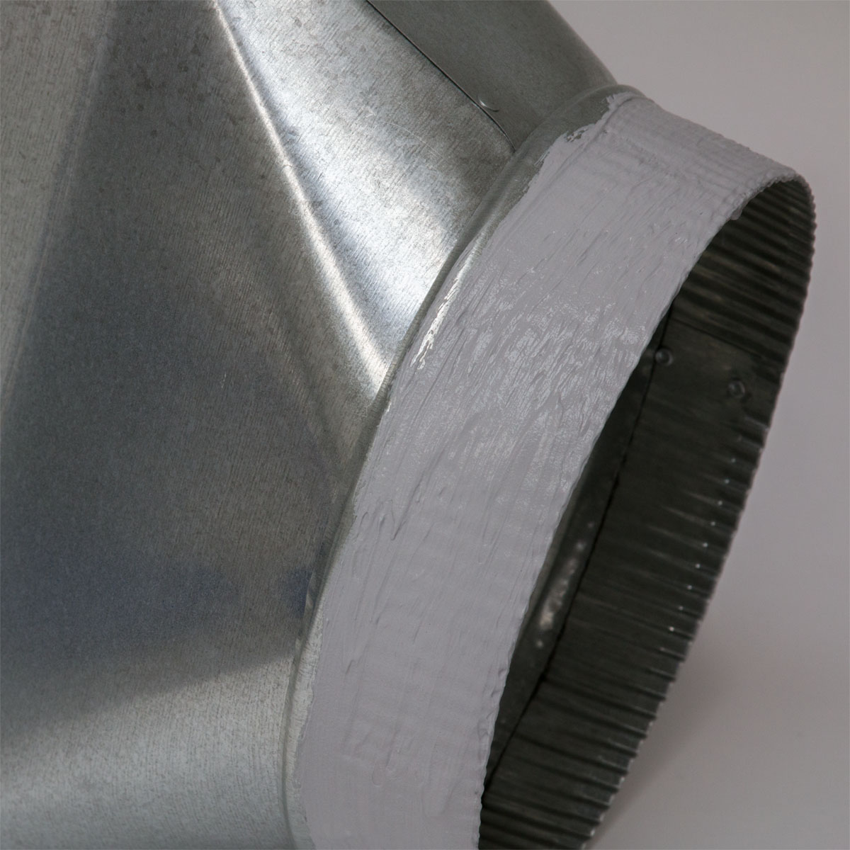 #7 Mastic on Sheet Metal Air Duct