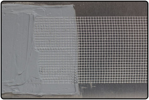 Glasscoat & Mastic on Sheet Metal